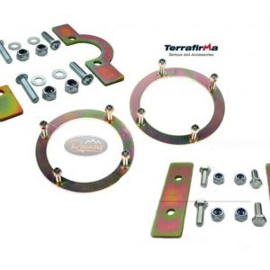 DEFENDER 90 - FRONT AND REAR COIL SPRING RETAINING PLATES - TF505/TF506/TF502
