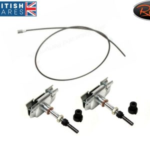 LAND ROVER DEFENDER 83>01 - WINDSCREEN WIPER WHEEL BOXES + DRIVE CABLE