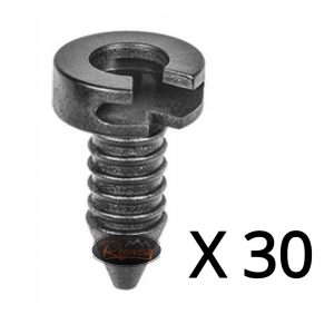 LAND ROVER DEFENDER 90 110 130 - DOOR PANEL TRIM CARD FASTENERS X 30 - MXC1800