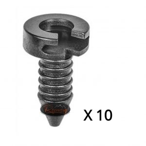 LAND ROVER DEFENDER 90 110 130 FRONT/SECOND ROW DOOR PANEL CLIPS - 10 X MXC1800