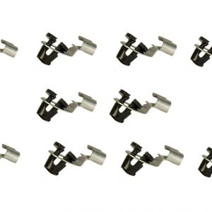 LAND ROVER DEFENDER DISCOVERY 1 ANTI RATTLE DOOR LOCK ROD CLIP SET X10 BFP1265L