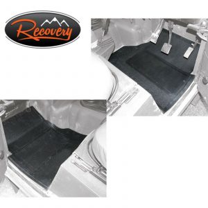 LAND ROVER DEFENDER EARLY LT77 - FRONT RUBBER FLOOR MATS - DA4501