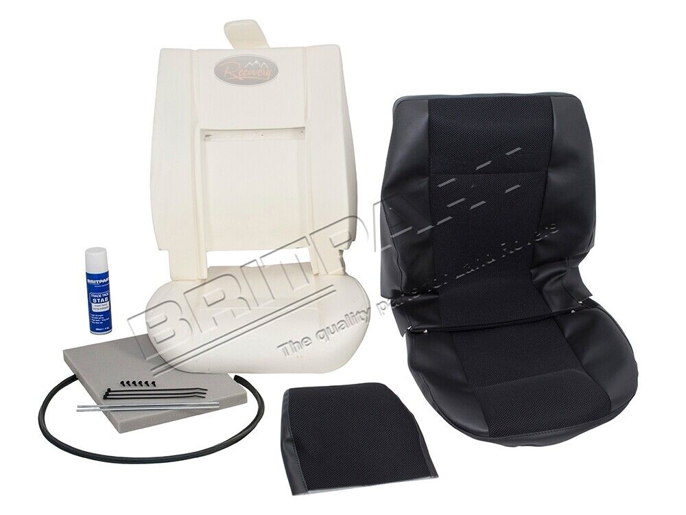 LAND ROVER DEFENDER - OUTER SEAT KIT *BLACK MESH* - DA5603