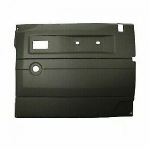 LAND ROVER DEFENDER - RH BLACK FRONT ROW DOOR CARD - MANUAL WINDOW TERRAFIRMA