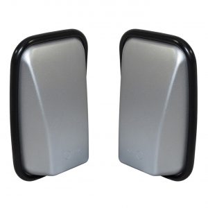 LAND ROVER DEFENDER XS WING MIRRORS IN SILVER PAIR- DA6893 X2