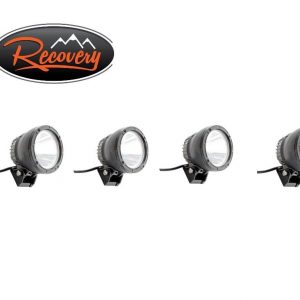 LAND ROVER DISCOVERY 3 & 4 2004 > 16 ROOF RACK LIGHTS ROOF RACK SPOT LIGHTS X4