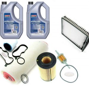 LAND ROVER FREELANDER 1 TD4 2002>06  SERVICE FILTER KIT & 10 LTRS 5W30 SEMI OIL