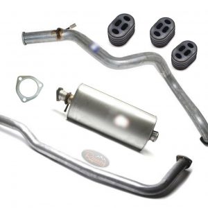 LR DEFENDER 90 300TDi - FULL EXHAUST KIT & DE-CAT DOWNPIPE TAILPIPE CENTRE BOX