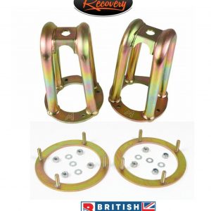 LR DEFENDER 90/110/130 - TERRAFIRMA FRONT TUBULAR SHOCK TURRET KIT STANDARD