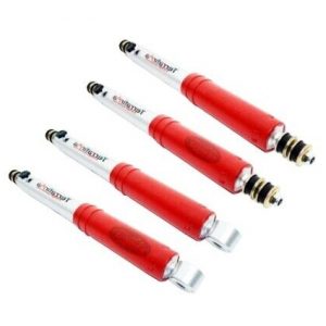 LR DEFENDER & DISCOVERY 1 - FRONT & REAR +2" 4 STAGE ADJUSTABLE SHOCK ABSORBERS