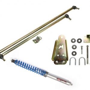LR DISCOVERY 1 - TERRAFIRMA HEAVY DUTY STEERING BARS + RTC DAMPER RELOCATION KIT