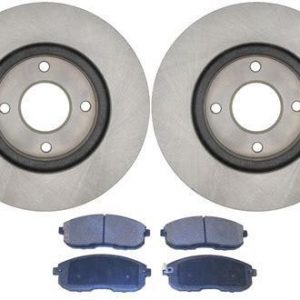 LR Freelander 1 TD4 Front Brake Discs Set & Front Brake Pad Kit Vented SDB101070