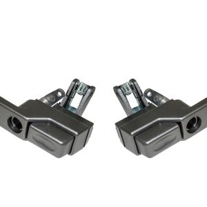 Land Rover Defender - Brunel XS Black Exterior Front Door Handles PAIR -DA6902/3