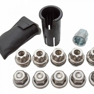 Land Rover Defender & Discovery 1 - Alloy Wheel Locking Nut Set & Removal tool