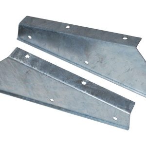 Land Rover Defender - Front Mud Flap Brackets Galvanised Rust Resistant  DA1188