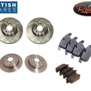 Land Rover Freelander 2 2.2 TD4 Front & Rear Brake Discs & Brake Pads - BDR011FR