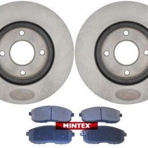 Land Rover Freelander 2 TD4  Front Brake Discs + MINTEX Brake Pad Kit  BDR011F