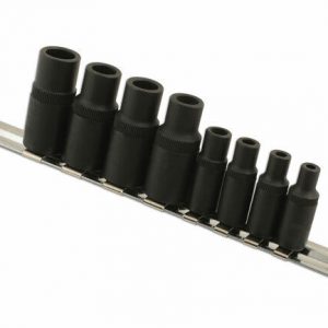 Laser 6058 Tap Socket Set Holder Magnetic Square Sockets Ideal For Tight Spaces