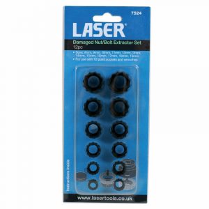 Laser - Damaged Nut/Bolt Extractor Set 12pc - 7524