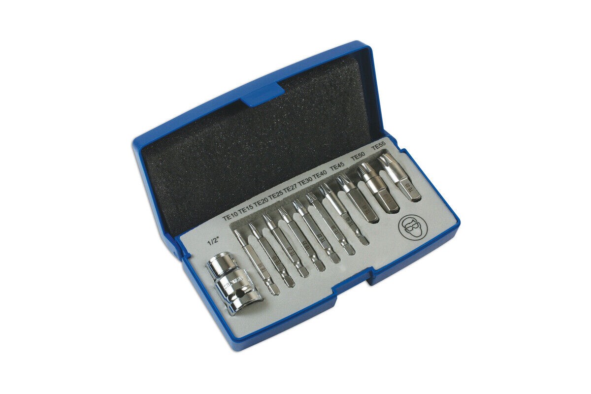 Laser Tools 6080 Screw Extractor Tool Set For Torx Star Screws Fittings & Case