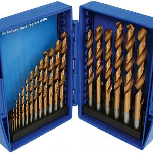 Laser Tools - Titanium Coated Drill Set 19pc - 4004