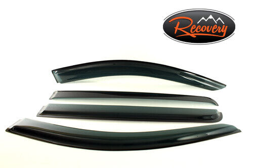 MITSUBISHI L200 - 2015 ONWARDS WIND DEFLECTORS SET OF 4 TERRAFIRMA BRAND TF6077