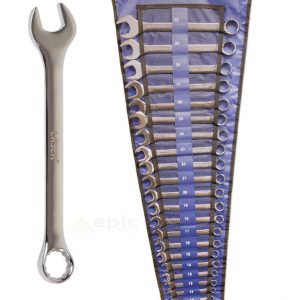 NEW LASER 25 Piece Metric Combination Open-End Spanner/Wrench Set 6mm-32mm 6396