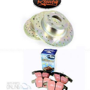 RANGE ROVER P38 1995-2002 FRONT PERFORMANCE DISCS & EBC PADS KIT PBDK02