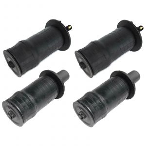 RANGE ROVER P38 FRONT & REAR AIR SUSPENSION SPRING BAGs(4) DUNLOP, INC CLIPS