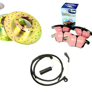 RANGE ROVER SPORT MK1 REAR PERFORMANCE DISCS , PAD AND SENSOR SET PBRDK01