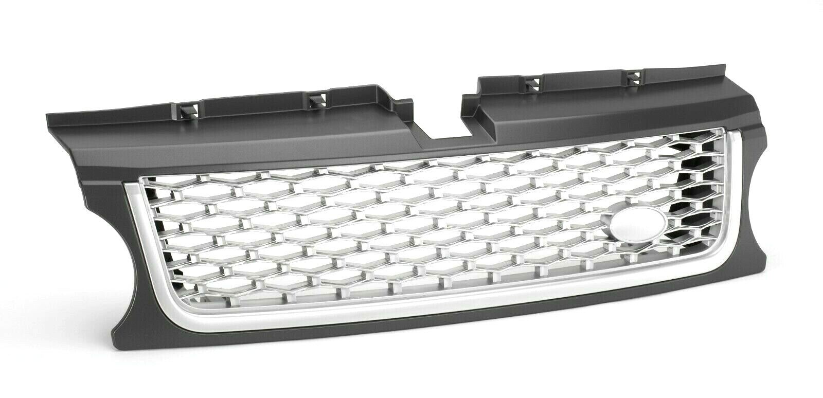 Range Rover Sport 2009>13 2010 AB Style Front Grille Grey + Silver mesh - RE9028