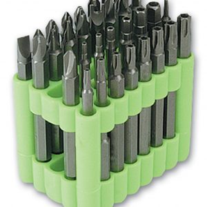 Tamperproof Bit Set 32 Piece  Star,Hex,Torq & PzDrive Bits Laser tool brand 2964