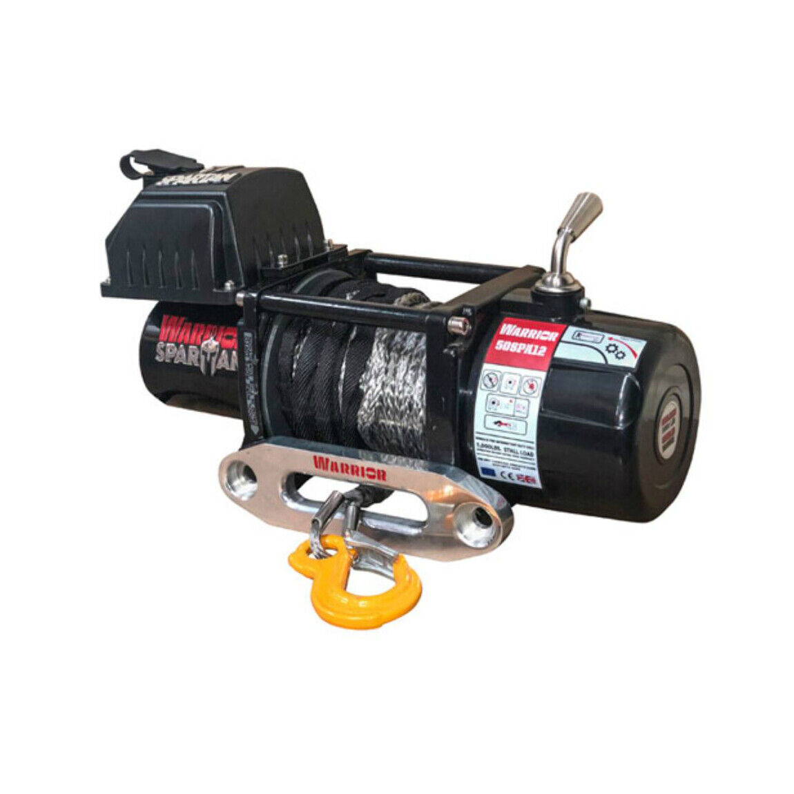 Warrior Spartan 5000 12v Electric Winch With Synthetic Rope 50spa12 Project 1